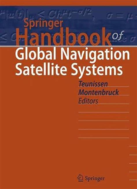 Springer Handbook Of Global Navigation Satellite