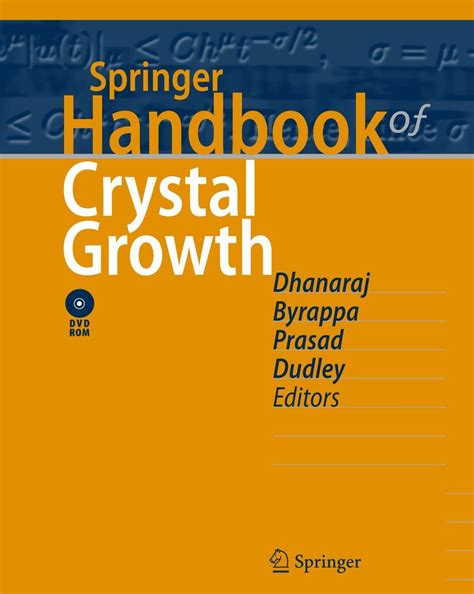 Read Springer Handbook Of Crystal Growth 