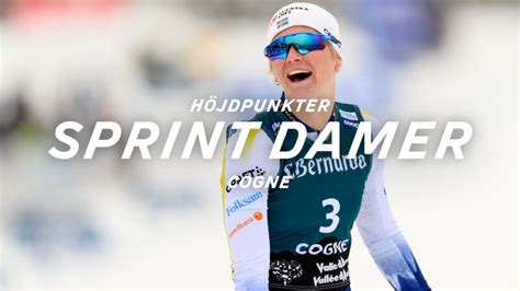 sprint - damer idag