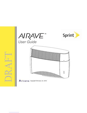 Read Sprint Airave 25 User Guide 