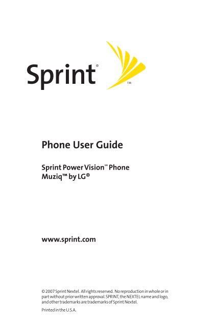 Download Sprint Com Support User Guide 