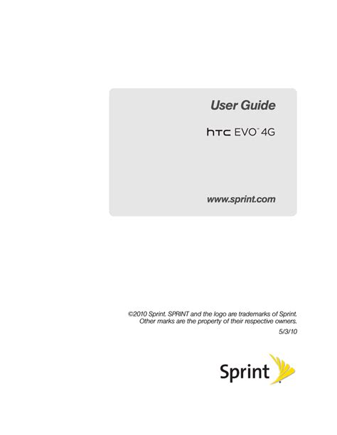 Download Sprint Htc Pc36100 User Guide 