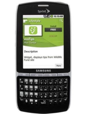 Read Sprint Samsung Replenish User Guide 