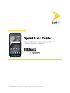 Read Sprint Support For Complete User Guide 