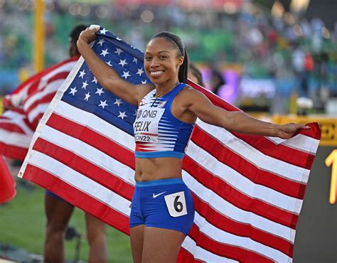 Sprinter Allyson Felix