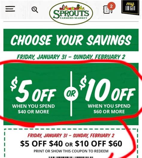 Sprouts Coupons 10 Off Printable