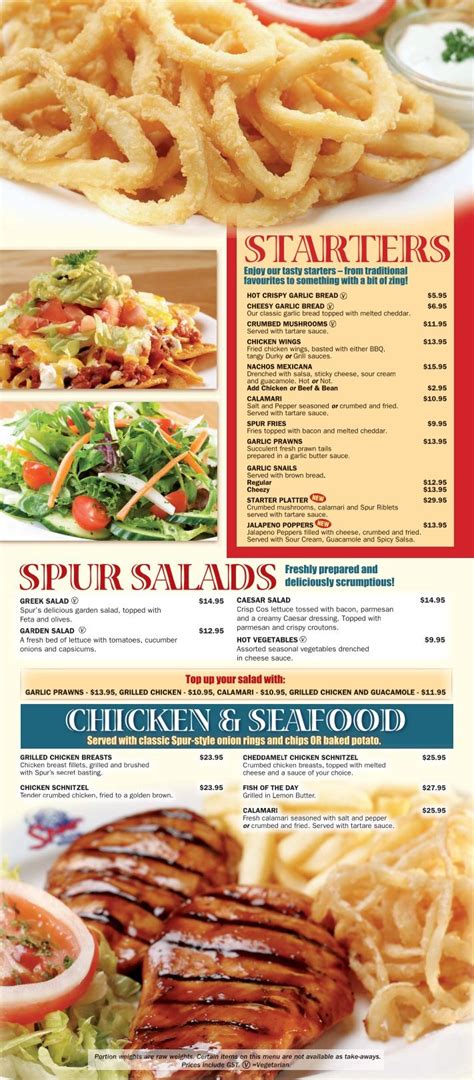 Spur Menu Spurcorp