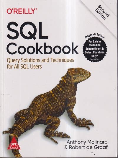 Sql Cookbook Cookbooks Oreilly