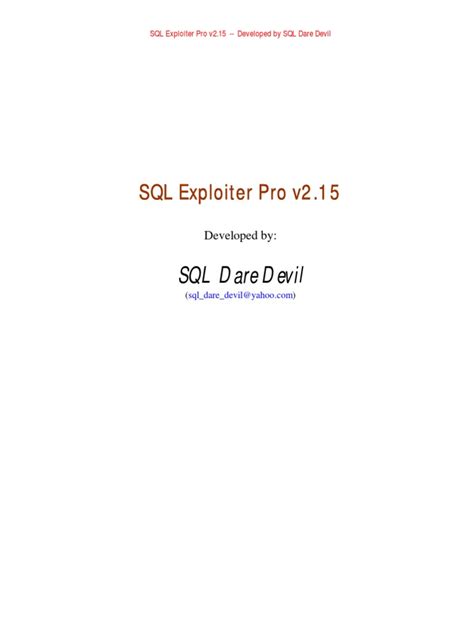 sql exploiter pro v2100