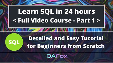 Sql Learn Sql In 24 Hours Or Less A Beginners Guide To Learning Sql Programming Now Sql Sql Programming Sql Course