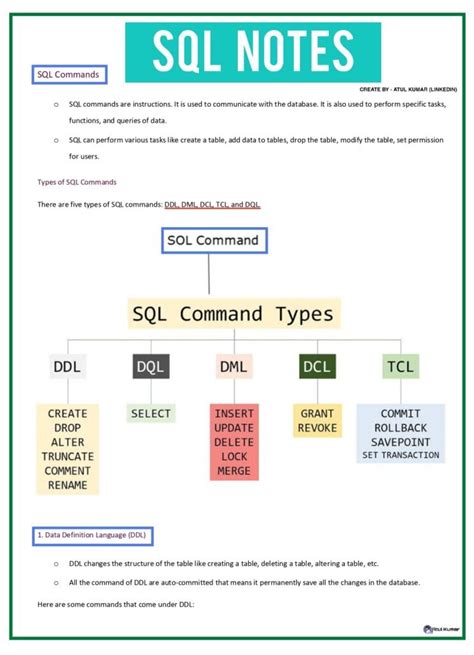 Sql Notes Pdf