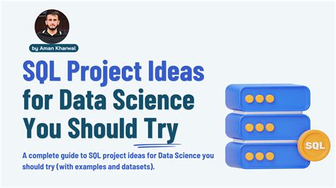 Sql Project Ideas For Data Science Aman Kharwal Ideas For Science Experiments - Ideas For Science Experiments