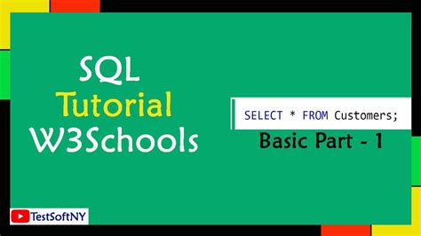 Sql With W3schools