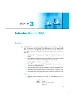 Sql Yale University