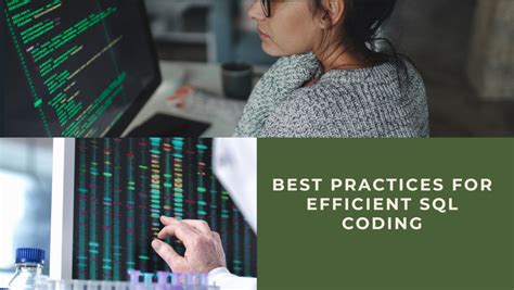 Read Online Sql Coding Best Practices Focus On Performance 