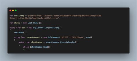 sqldatareader multiple result sets