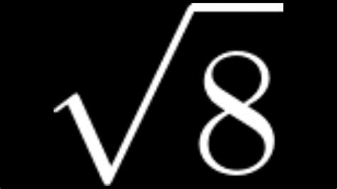 Sqrt 8