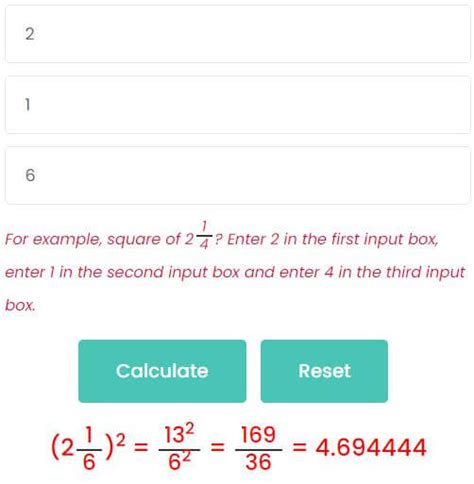 Square And Cube Fraction Calculator Supports Mixed Fractions Cubed Fractions - Cubed Fractions