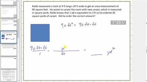 Square Feet To Square Yards