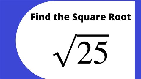 square root of .25