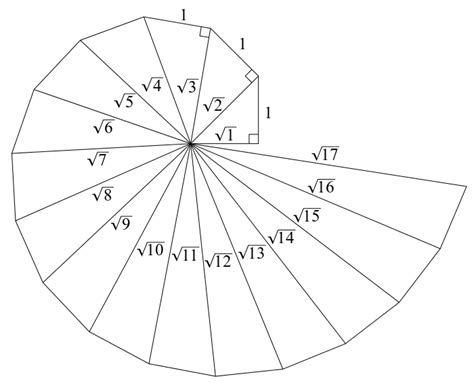 Square Root Spiral Activity Class 9