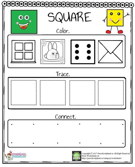 Square Worksheets Education Com Kindergarten Squares And Rectangles Worksheet - Kindergarten Squares And Rectangles Worksheet