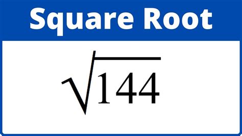 Image related to square-root-of-144