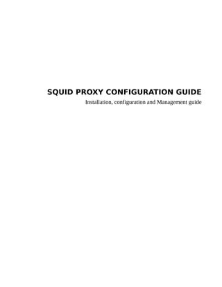 Squid Guide Configuration