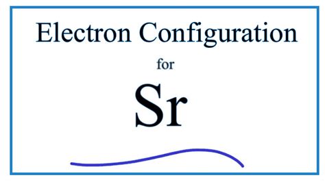 Sr Electron Configuration