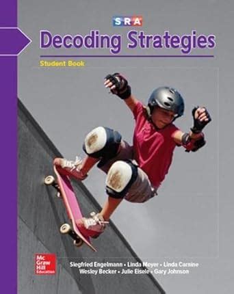 Full Download Sra Decoding Strategies Workbook Answer Key Decoding B1 