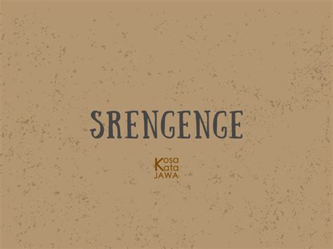 Full Download Srengenge 