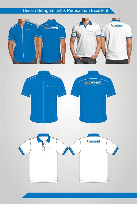 Sribu Office Uniform Clothing Design Desain Baju Organisasi - Desain Baju Organisasi