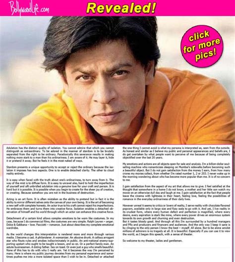 srk autobiography twenty years in a decade