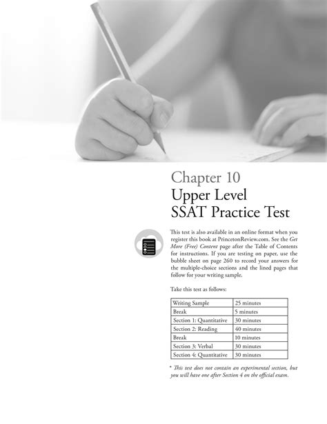 Ssat Practice Test Pdf