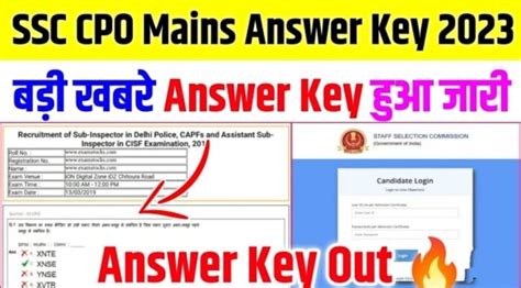 Ssc Cpo Mains Answer Key 2023 Out Direct Cpo Science Answer Keys - Cpo Science Answer Keys