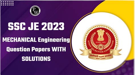 Ssc Mechanical Engineering Question Papers