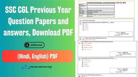 Read Ssc Previous Question Papers With Answers 