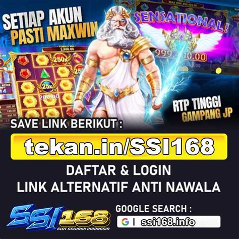 SSI168 - SSI168 Login - Website Resmi