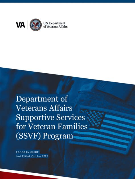 Ssvf Program Guide 2023