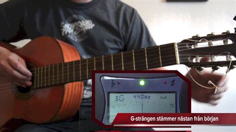 stämma gitarr