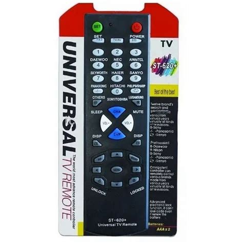 St 620 Universal Tv Remote Control
