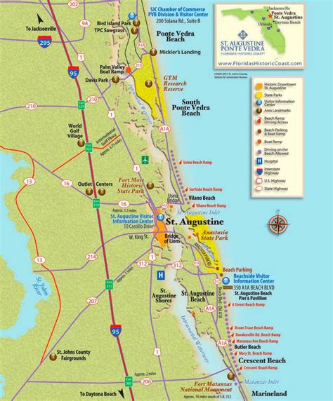 st augustine florida map