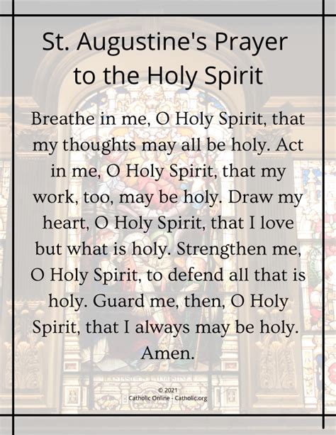 St Augustine S Prayer