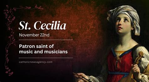 st cecilia brief biography example