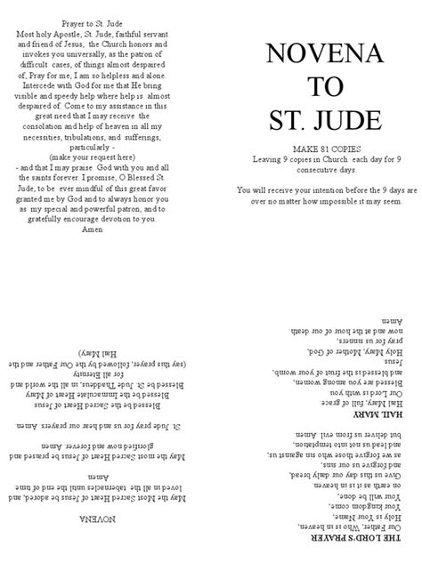 St Jude Novena