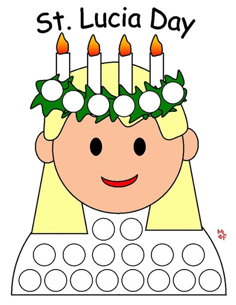 St Lucia Day Free Printables Activities And More St  Lucy Preschool Worksheet - St. Lucy Preschool Worksheet