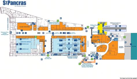 St Pancras Station Map