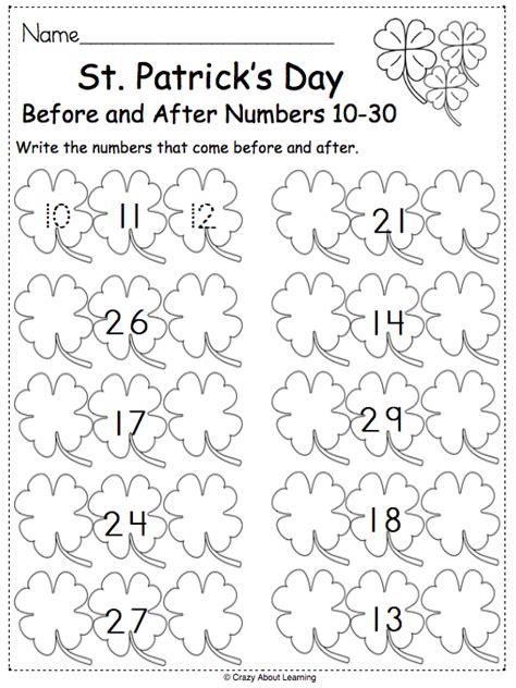 St Patricks Day Math Worksheets   15 Free St Patrick 039 S Day Worksheets - St Patricks Day Math Worksheets
