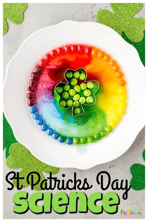 St Patricks Day Skittle Science Activity For Preschoolers St Patrick S Day Science Preschool - St Patrick's Day Science Preschool