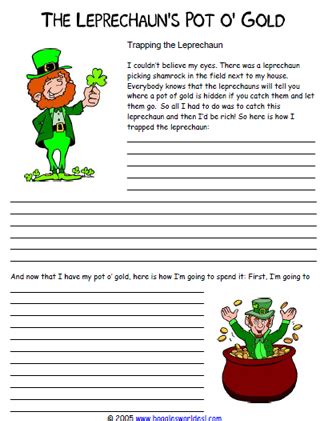St Patricku0027s Day Creative Writing Experience Top Custom St Patrick Day Writing Ideas - St Patrick Day Writing Ideas